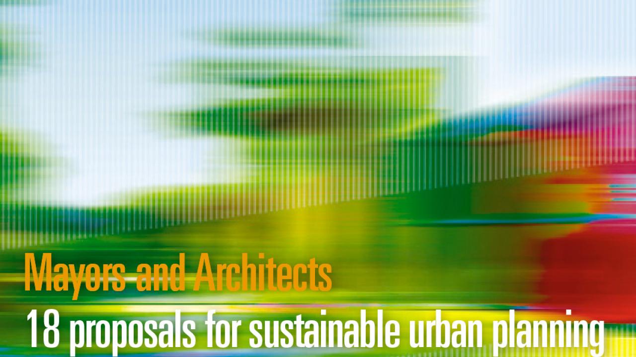 Couverture - Maires et architectes - 18 propositions...en anglais Couverture - Maires et architectes - 18 propositions...en anglais