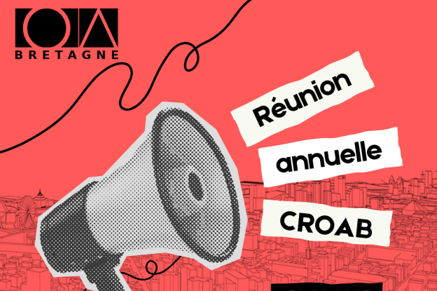 Visuel de l'invitation à la réunion annuelle des architectes bretons