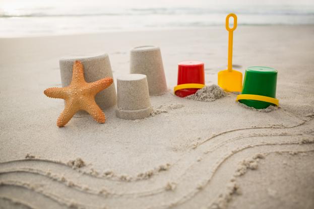 Château de sable - congés annuels - été