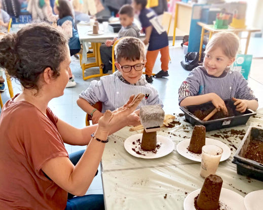 Atelier expérimentation de la terre