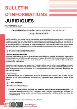 Bulletin d'information juridique