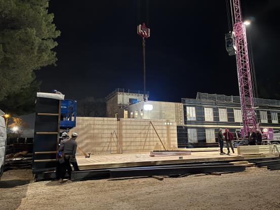 Visite des futurs locaux de la médecine du travail à Aix-en-Provence