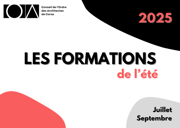 LES FORMATIONS DE L'ETE 2025